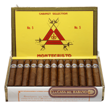 Cargar imagen en el visor de la galería, MONTECRISTO No. 5 CAJA CON 25 UNIDADES
