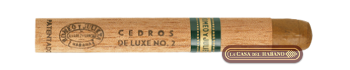 CEDROS DE LUXE No. 2 CAJA CON 25 UNIDADES